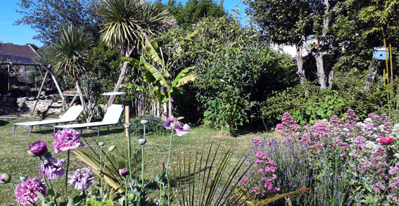 Jardin gites de la palmeraie manche normandie